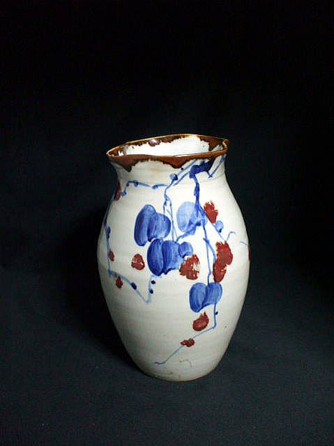 青花釉裏紅壺　　　景徳鎮