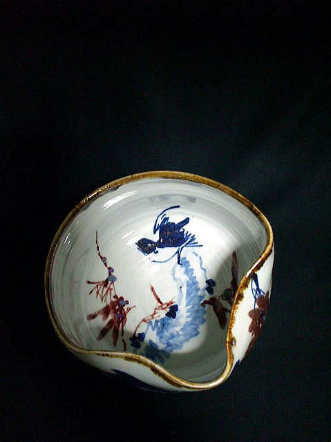 青花釉裏紅壺　　　景徳鎮